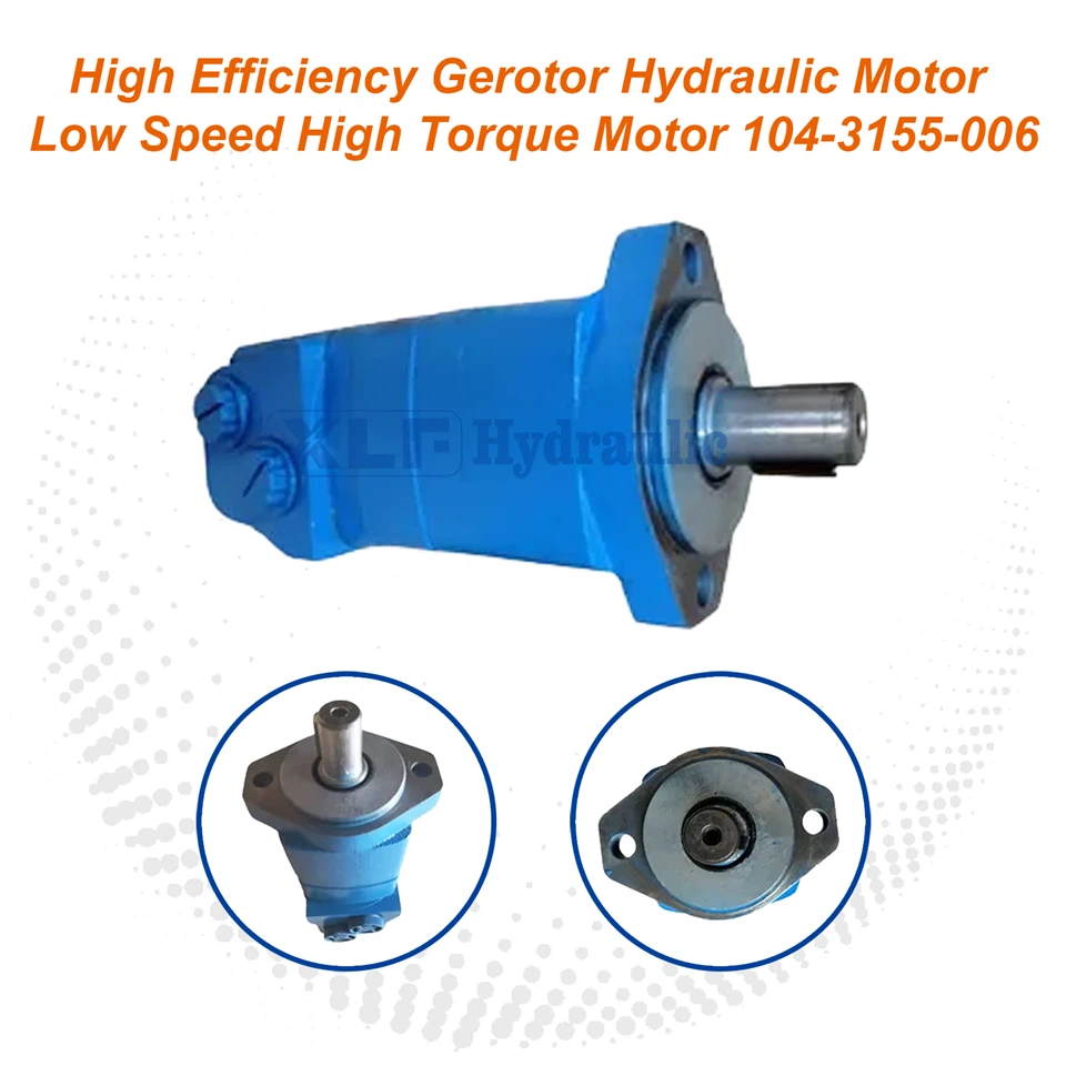 104-3155-006 High Efficiency Gerotor Hydraulic Motor - Low Speed High Torque