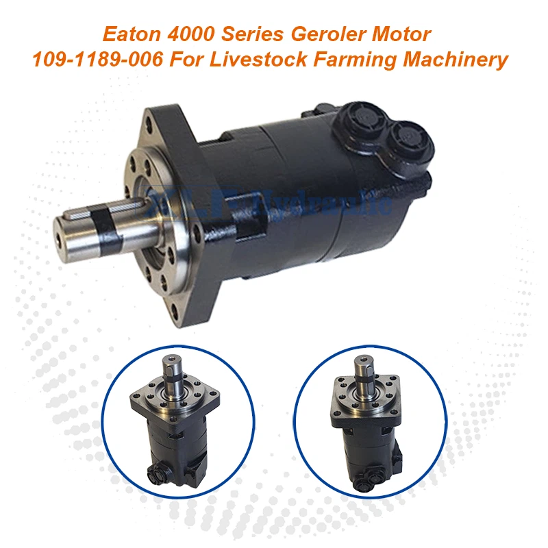 Aton 4000 Series Geroler Motor 109-1189-006 - Low Speed High Torque For Livestock Farming