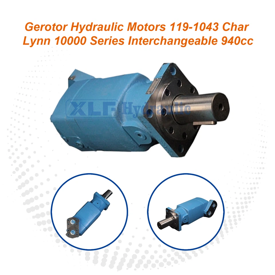 Char Lynn 10000 Series 119-1043 Gerotor Hydraulic Motor 940cc Interchangeable