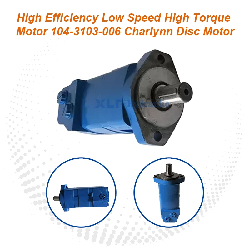 Charlynn 104-3103-006 High-Efficiency Low Speed High Torque Disc Motor