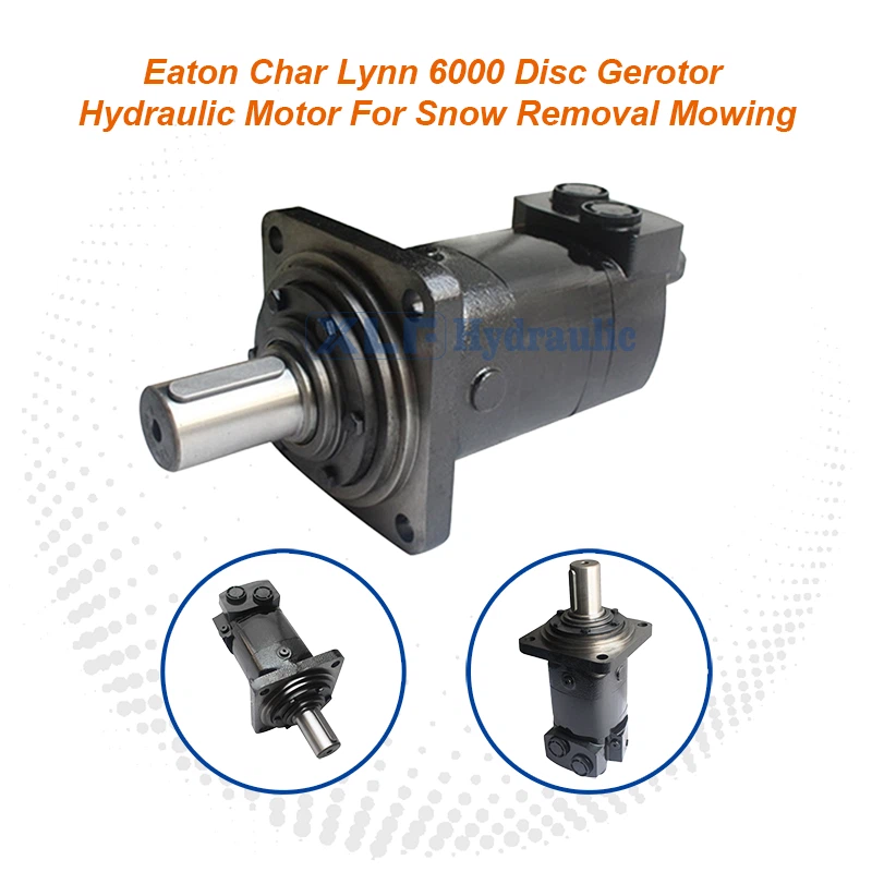 Eaton Char Lynn 6000 Gerotor Hydraulic Motor - Low Speed High Torque For Snow Removal & Mowing