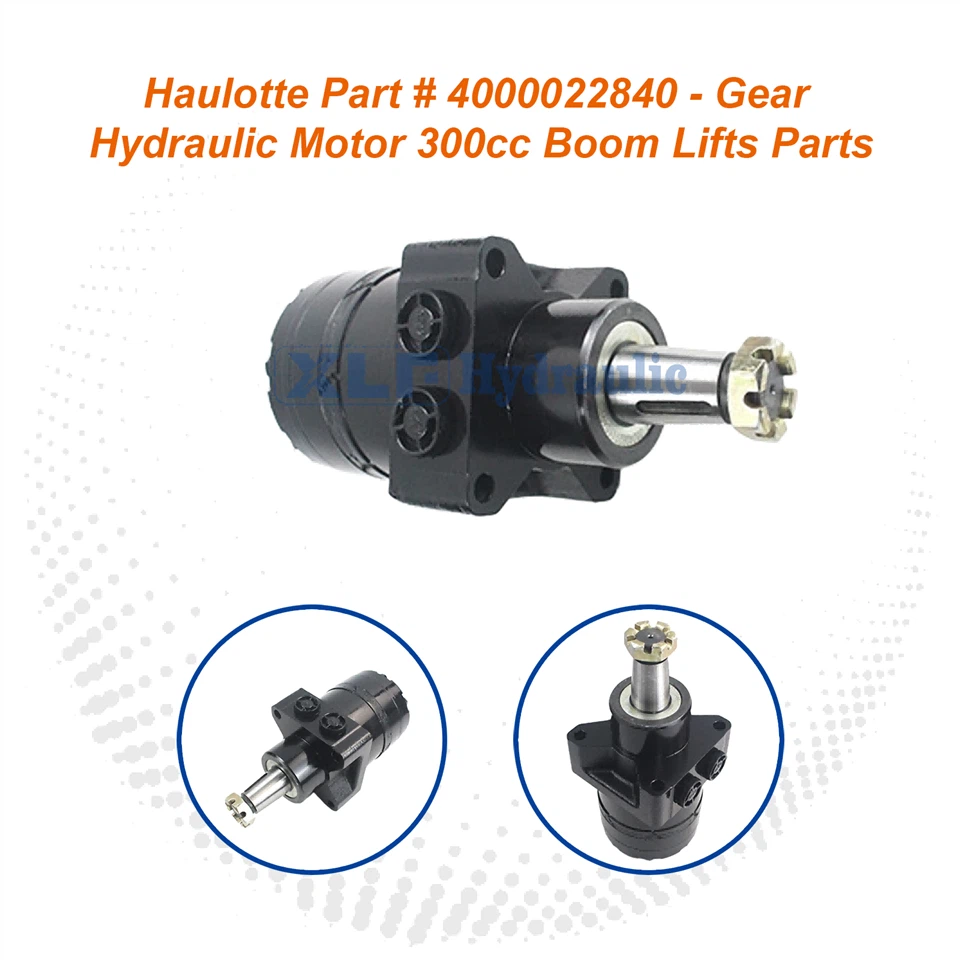 Haulotte 4000022840 300cc Gear Hydraulic Motor - Boom Lifts Replacement Parts