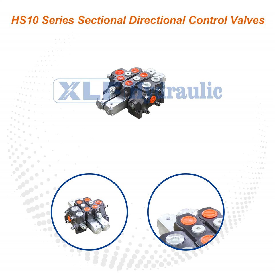 HS10 Series Hydraulic Control Sectional Directional Control Monoblock Spool Valve