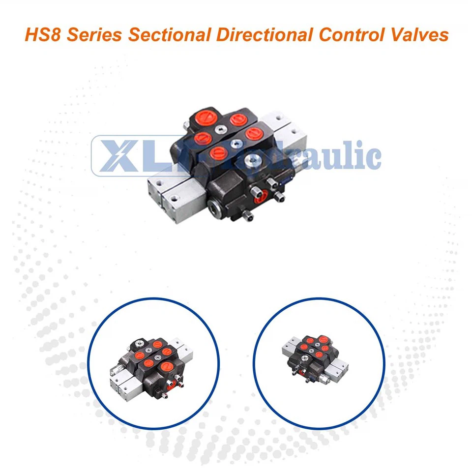 HS8 Series Hydraulic Control Sectional Directional Controlunidirectional Flow Control Valve