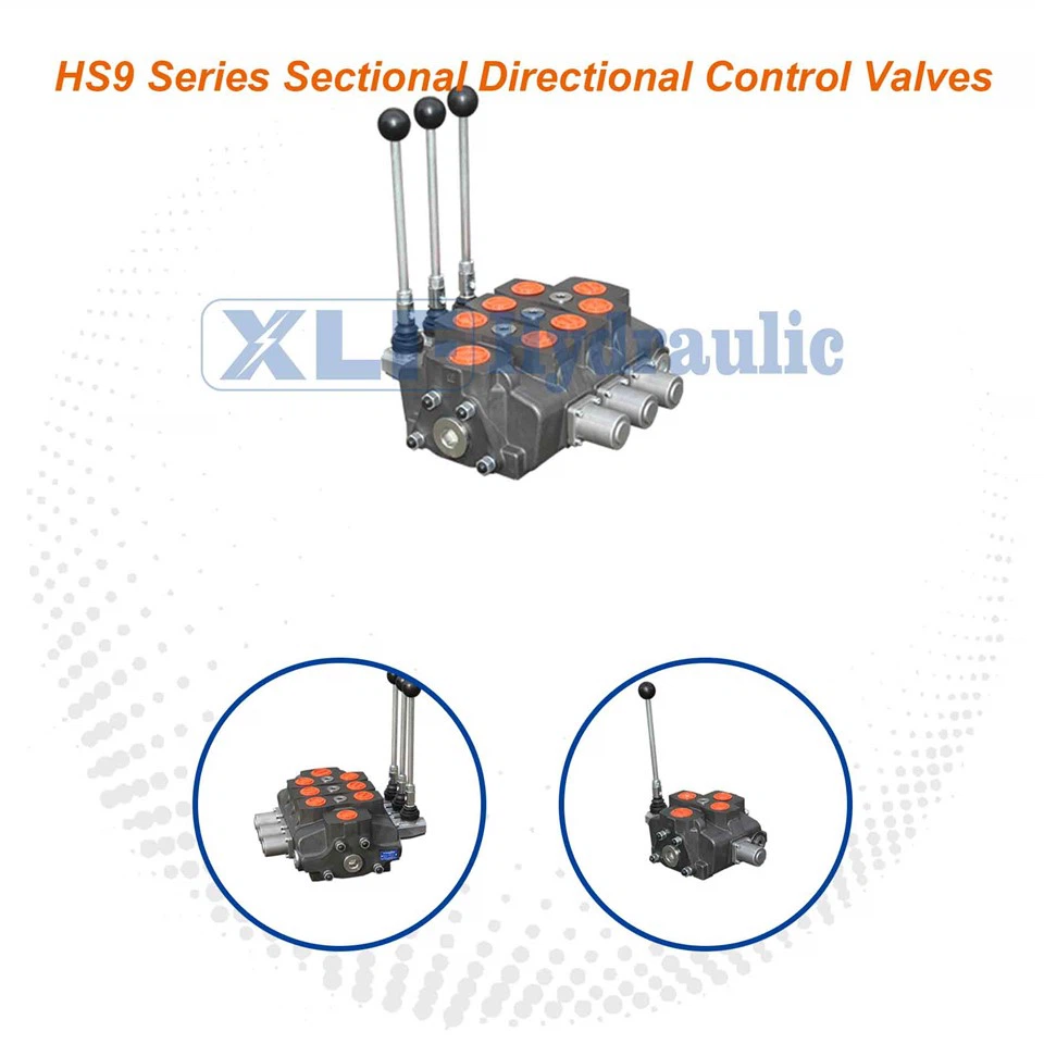 HS9 Series Hydraulic Control Directional Monoblock High Pressure Hydraulic Valves