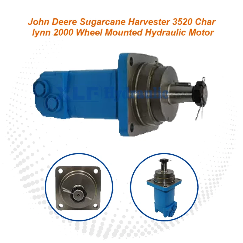 John Deere 3520 Sugarcane Harvester - Char Lynn 2000 Wheel Mounted Hydraulic Motor