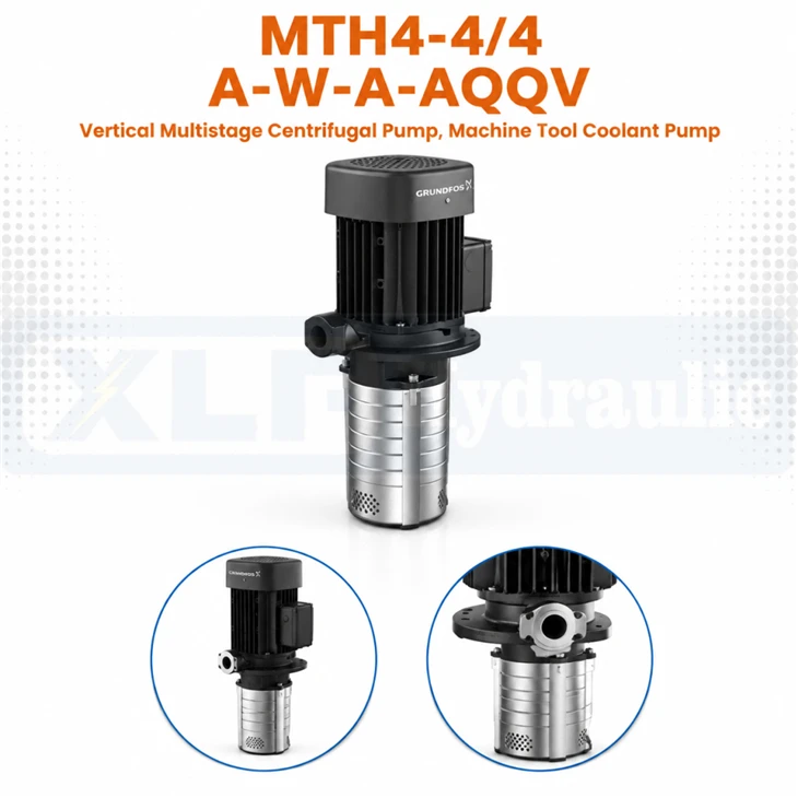 MTH4‑4/4 A‑W‑A‑AQQV Vertical Multistage Centrifugal Pump, Machine Tool Coolant Pump