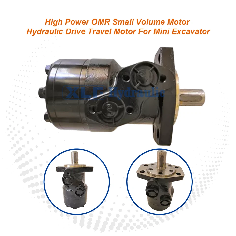 OMR High Power Small Volume Hydraulic Travel Motor For Mini Excavators
