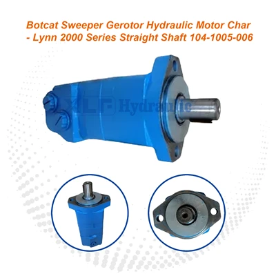 104-1005-006 Char-Lynn 2000 Series Gerotor Hydraulic Motor | Bobcat Sweeper Straight Shaft