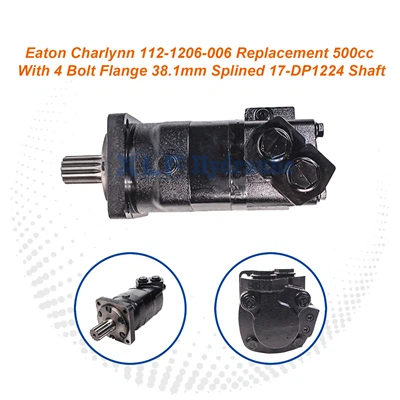 112-1206-006 Eaton Charlynn 500cc Splined Shaft Hydraulic Motor