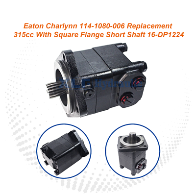114-1080-006 Eaton Char-Lynn 315cc Hydraulic Motor Square Flange Short Shaft