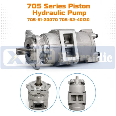 705 Series Piston Hydraulic Pump 705-51-20070 705-52-40130
