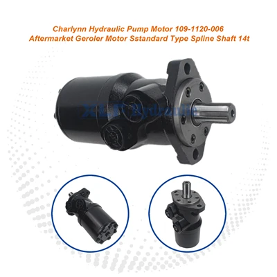 BMR-400-2-E-D-B Hydraulic Motor | BMR Series 400cc 2 Bolt Flange G1/2 Port High Torque Hydraulic Motor