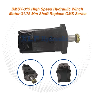 BMSY-315 High Speed Hydraulic Winch Motor | 31.75mm Shaft Replaces OMS Series