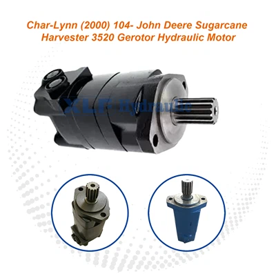 Char-Lynn 104 Gerotor Hydraulic Motor Fits John Deere 3520 Sugarcane Harvester (2000)