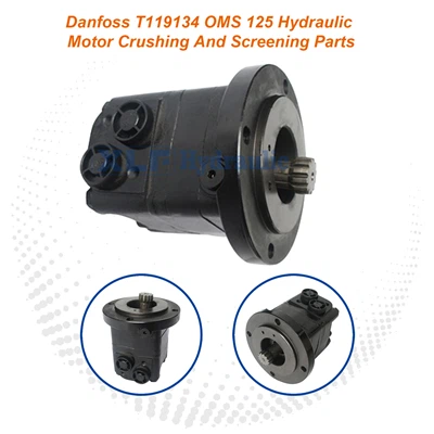 Danfoss T119134 OMS 125 Hydraulic Motor - Direct Fit For Crushing & Screening Parts