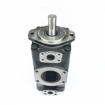 Denison T6ED Hydraulic Axial Displacement Double Vane Pump for Backhoe