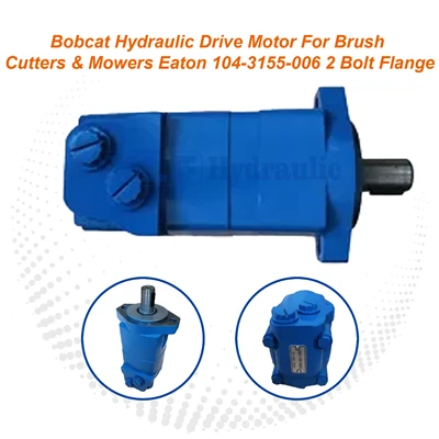 Eaton 104-3155-006 Bobcat Hydraulic Drive Motor 2 Bolt Flange For Brush Cutters & Mowers