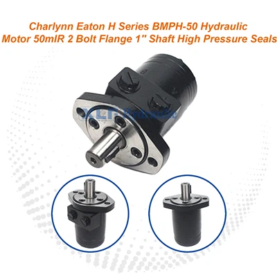 Eaton Char-Lynn BMPH-50 H Series Hydraulic Motor 50ml/R 2-Bolt Flange 1" Shaft