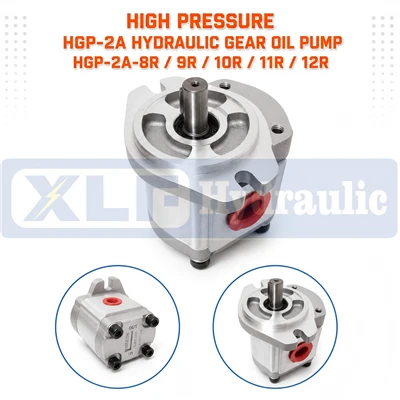 High Pressure HGP-2A Hydraulic Gear Oil Pump HGP-2A-8R 9R 10R 11R 12R