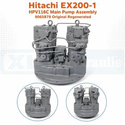 Hitachi EX200‑1 HPV116C Main Pump Assembly 9065879 Original Regenerated