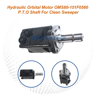 Hydraulic Orbital Motor OMS80-151F0560 With PTO Shaft For Clean Sweeper