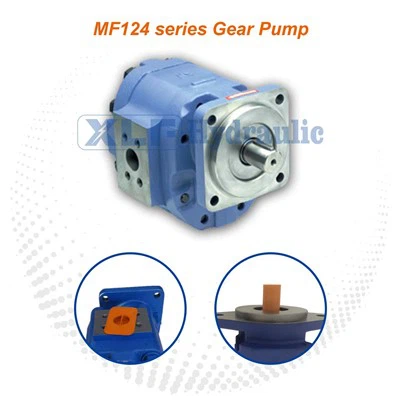 MF124 Series Variable Speed Hydraulic Gear Motor for Wheeled Tractors