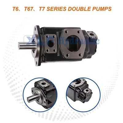 Parker T6 T7 High Pressure Hydraulic Single Steering Vane Two Way Hydraul Pump