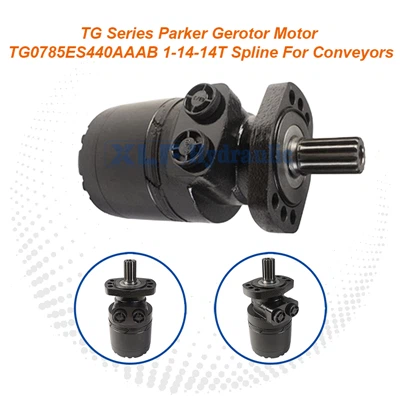 Parker TG Series Gerotor Motor TG0785ES440AAAB - 1-14-14T Spline - Conveyor Application