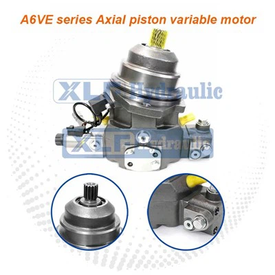 Rexroth A6VE Series 63 Axial Drive Motor for Crawler Bulldozers