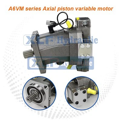 Rexroth A6VM Series 63 Axial Piston Air Motor for Bulldozers