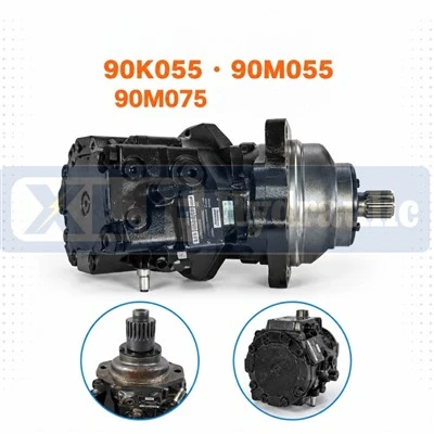 Sauer 90K055 90m055 90m075 Hydraulic Piston Motor And Piston And Valve Plate For Road Roller