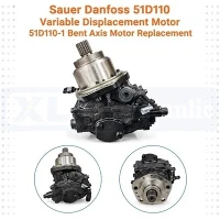 Sauer Danfoss 51D110 Variable Displacement Motor 51D110-1 Bent Axis Motor Replacement