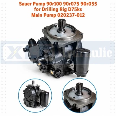 Sauer Pump 90r100 90r075 90r055 For Drilling Rig D75ks Main Pump 020237-012