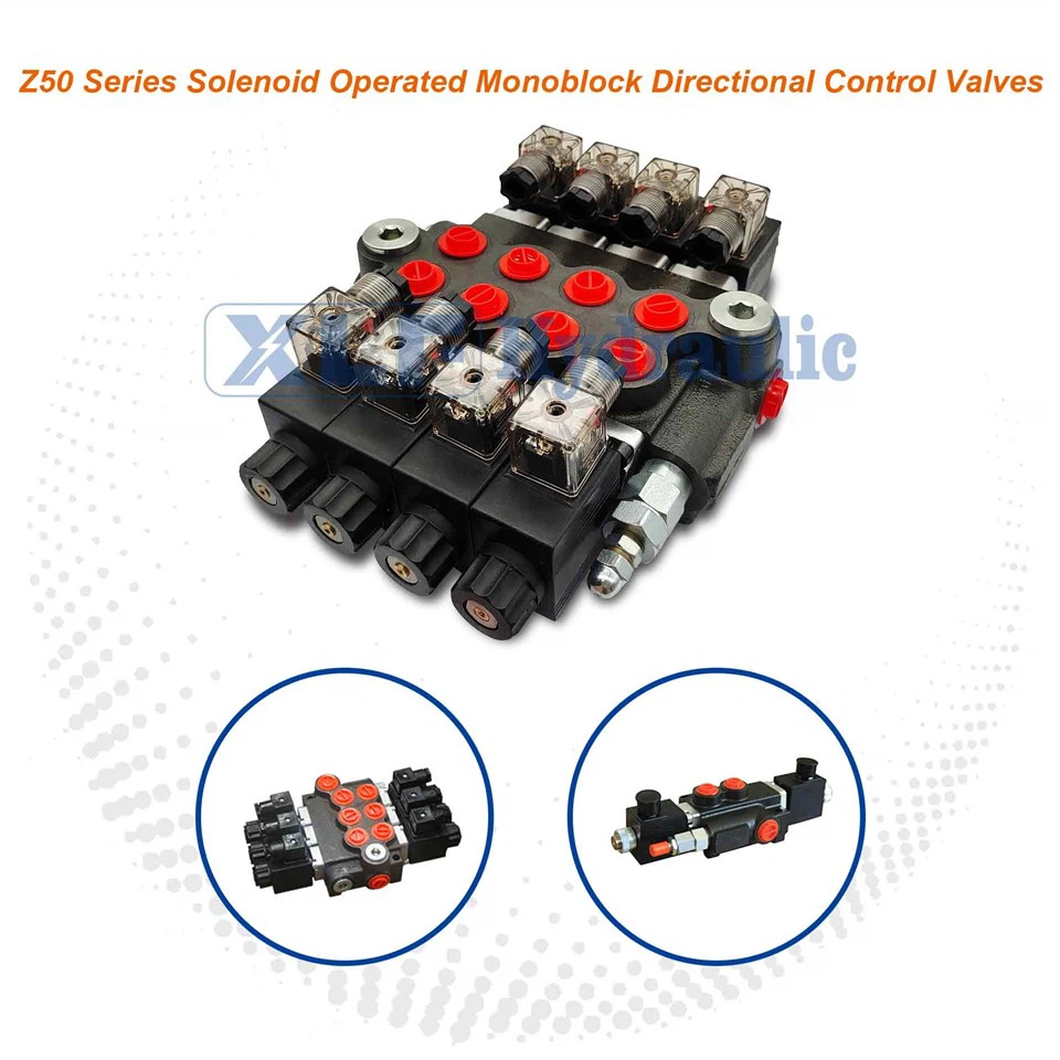 Z50 Series Hydraulic Solenoid Operated Monoblock Hydraulic Directional Control Valve